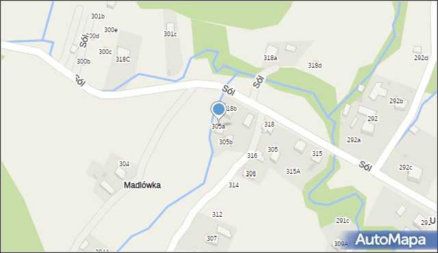 Sól, Sól, 305a, mapa Sól