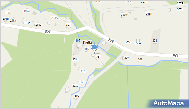 Sól, Sól, 358, mapa Sól