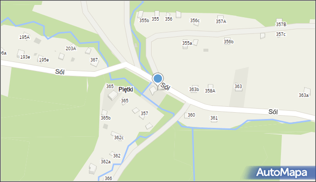 Sól, Sól, 360a, mapa Sól