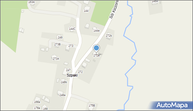 Sól-Kiczora, Sól-Kiczora, 272a, mapa Sól-Kiczora