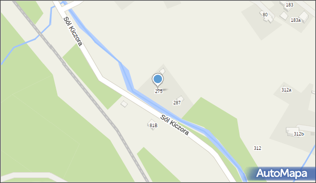 Sól-Kiczora, Sól-Kiczora, 275, mapa Sól-Kiczora