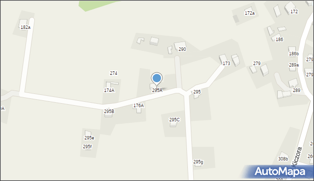 Sól-Kiczora, Sól-Kiczora, 295A, mapa Sól-Kiczora