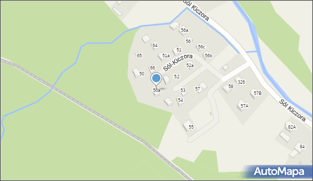 Sól-Kiczora, Sól-Kiczora, 50a, mapa Sól-Kiczora