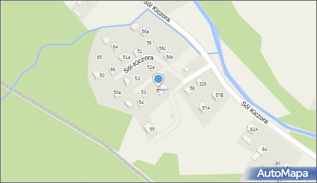 Sól-Kiczora, Sól-Kiczora, 57, mapa Sól-Kiczora