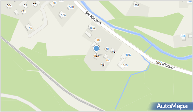 Sól-Kiczora, Sól-Kiczora, 84a, mapa Sól-Kiczora