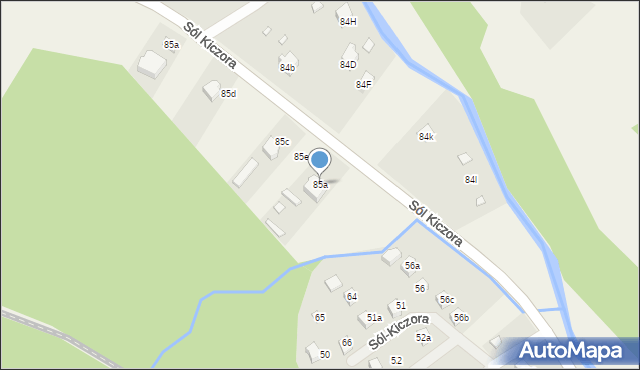 Sól-Kiczora, Sól-Kiczora, 85a, mapa Sól-Kiczora