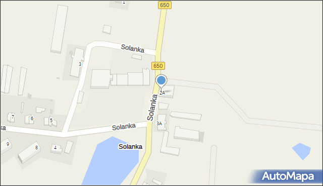 Solanka, Solanka, 2A, mapa Solanka