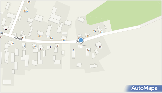 Solca, Solca, 1, mapa Solca