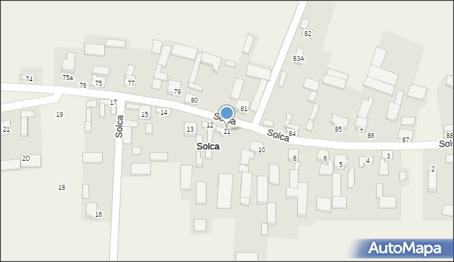 Solca, Solca, 11, mapa Solca