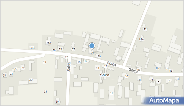Solca, Solca, 79, mapa Solca