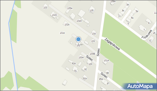 Solec, Solec, 101, mapa Solec