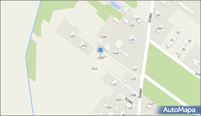Solec, Solec, 102b, mapa Solec