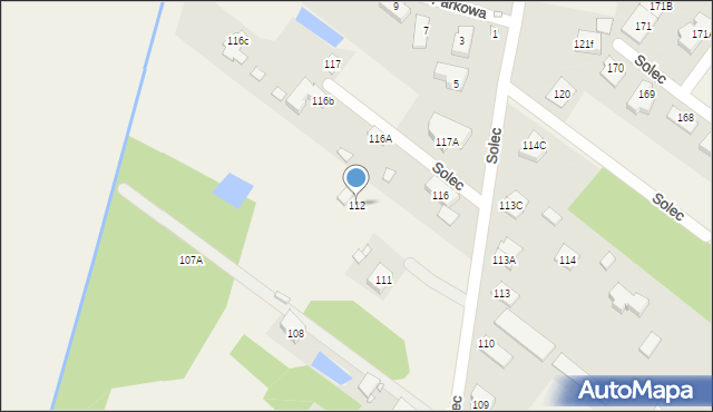 Solec, Solec, 112, mapa Solec