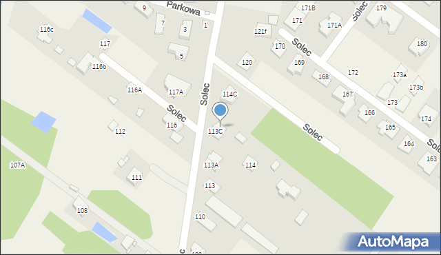 Solec, Solec, 113D, mapa Solec