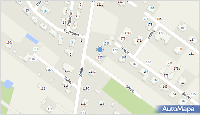 Solec, Solec, 120, mapa Solec