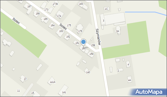 Solec, Solec, 160, mapa Solec