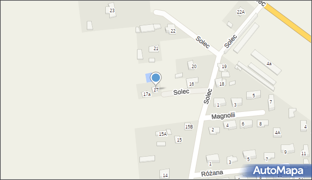Solec, Solec, 17, mapa Solec