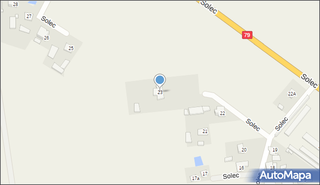 Solec, Solec, 23, mapa Solec