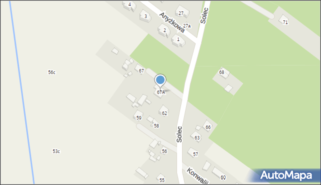 Solec, Solec, 67A, mapa Solec