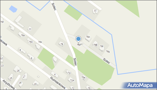 Solec, Solec, 75d, mapa Solec
