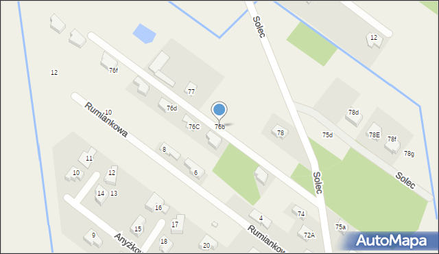 Solec, Solec, 76b, mapa Solec