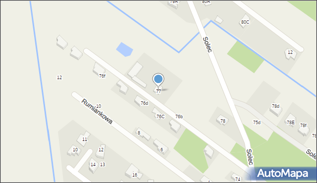 Solec, Solec, 77, mapa Solec