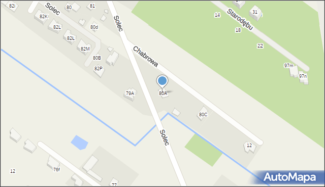 Solec, Solec, 80A, mapa Solec