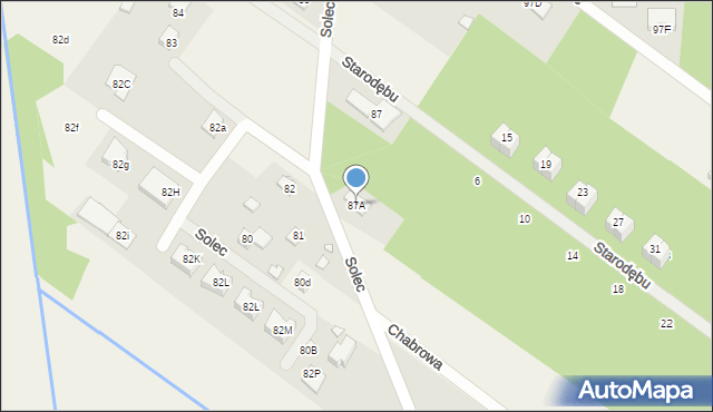 Solec, Solec, 87A, mapa Solec