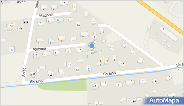 Solec, Solec, 9A, mapa Solec