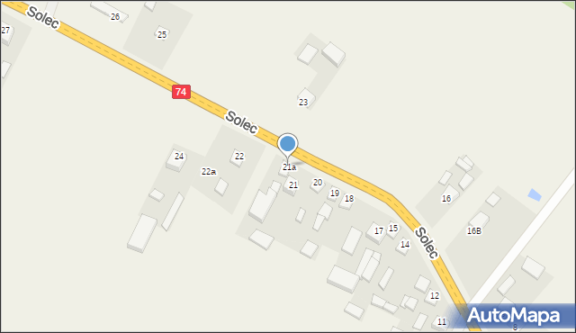 Solec, Solec, 21a, mapa Solec