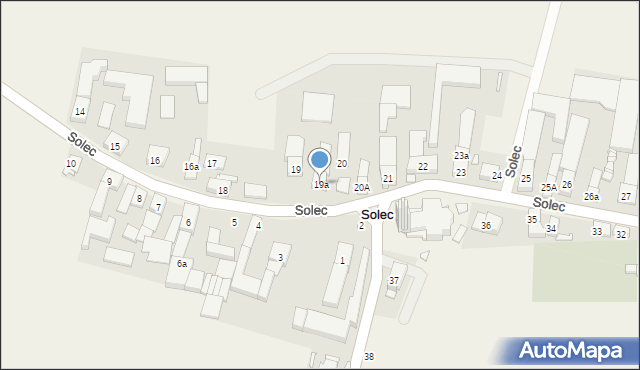 Solec, Solec, 19a, mapa Solec