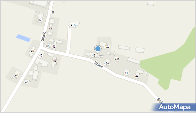 Solec, Solec, 42B, mapa Solec