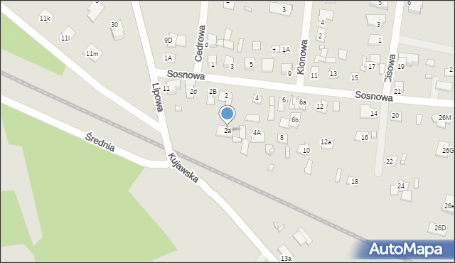 Solec Kujawski, Sosnowa, 2a, mapa Solec Kujawski
