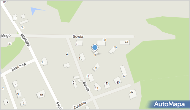 Solec Kujawski, Sowia, 5, mapa Solec Kujawski