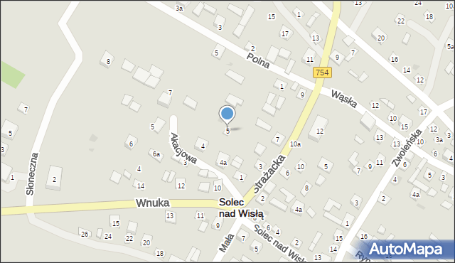 Solec nad Wisłą, Solec nad Wisłą, 5, mapa Solec nad Wisłą