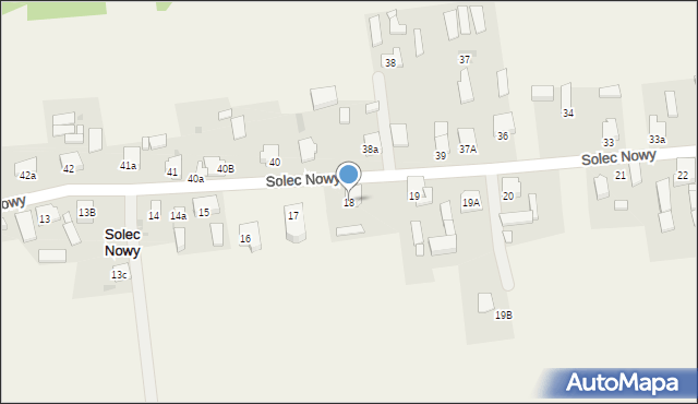 Solec Nowy, Solec Nowy, 18, mapa Solec Nowy