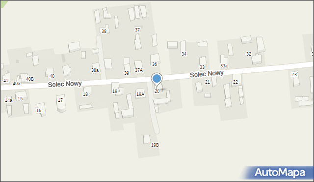 Solec Nowy, Solec Nowy, 20, mapa Solec Nowy