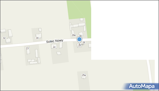 Solec Nowy, Solec Nowy, 25, mapa Solec Nowy