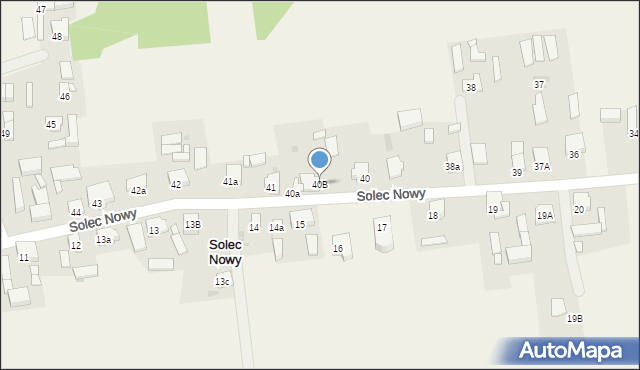 Solec Nowy, Solec Nowy, 40B, mapa Solec Nowy