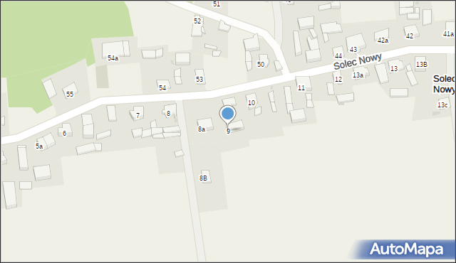 Solec Nowy, Solec Nowy, 9, mapa Solec Nowy