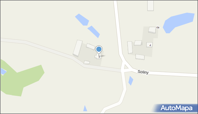 Soliny, Soliny, 3, mapa Soliny