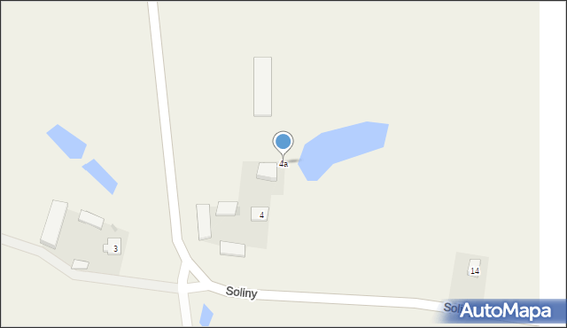 Soliny, Soliny, 4a, mapa Soliny