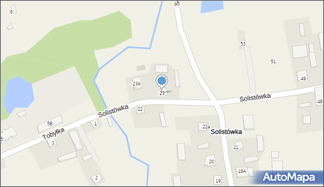 Solistówka, Solistówka, 23, mapa Solistówka