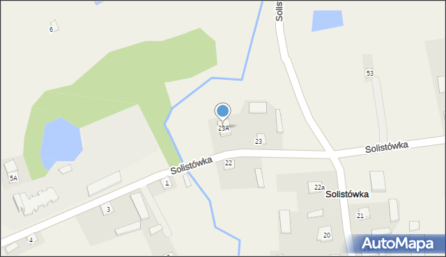 Solistówka, Solistówka, 23A, mapa Solistówka