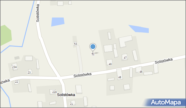 Solistówka, Solistówka, 51, mapa Solistówka