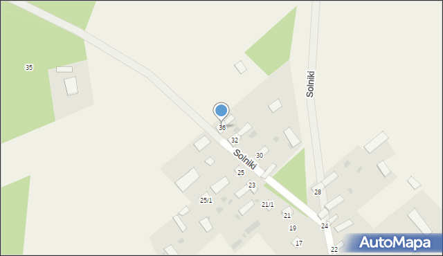 Solniki, Solniki, 36, mapa Solniki