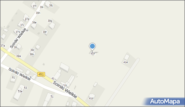 Solniki Wielkie, Solniki Wielkie, 41k, mapa Solniki Wielkie