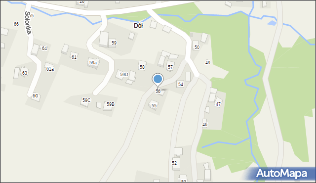 Sołonka, Sołonka, 56, mapa Sołonka