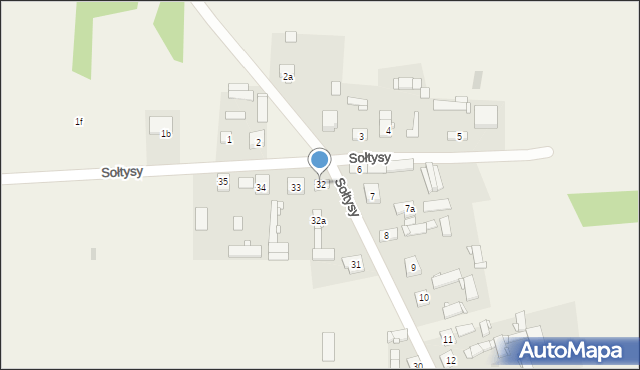 Sołtysy, Sołtysy, 32, mapa Sołtysy
