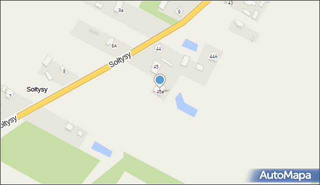 Sołtysy, Sołtysy, 45a, mapa Sołtysy